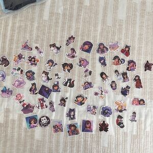 Cute Character Sticker Set